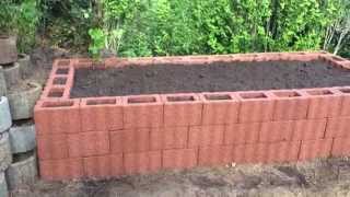 Mein Hochbeet, selber gebaut ! Mein Garten Teil 1