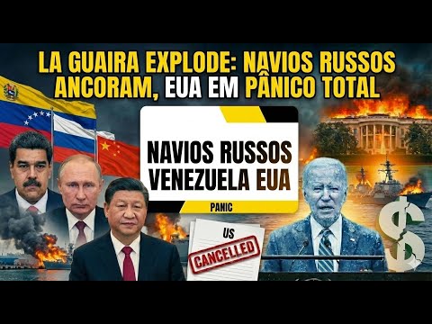 LA GUAIRA EXPLODE: Navios Russos Ancoram, EUA Em Pânico Total