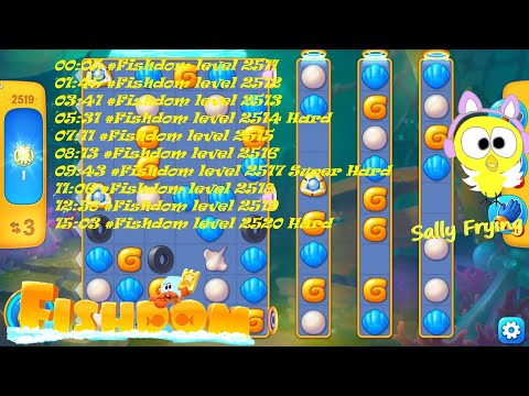 Fishdom level 2511 to 2520