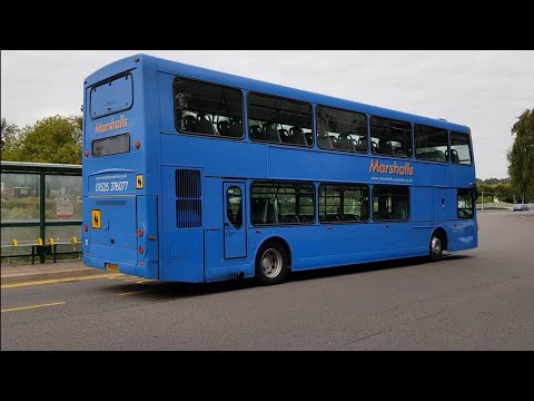 Bus Spotting in Hemel Hempstead Marshalls Ex NCT Scania OmniDekka (YN08 MLE) Not in Service