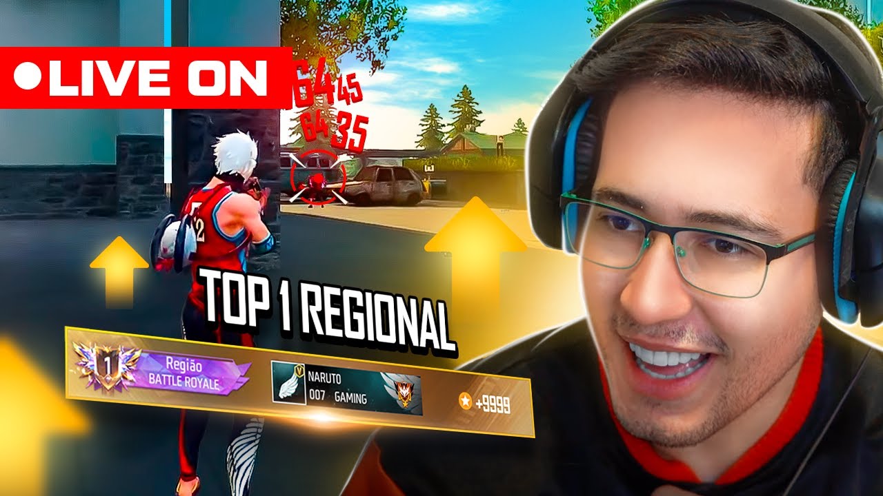 💙 FREE FIRE AO VIVO 🔴 É HOJE 20 MIL PONTOS ! GANHANDO TODAS RANKEADAS 🔴 LEVEL UP AO VIVO