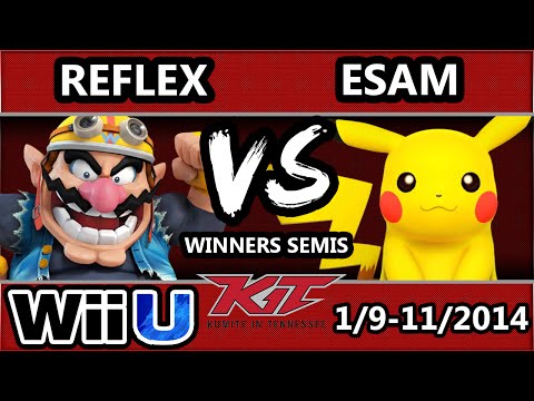 KiT 15 - Reflex (Wario) Vs. CT | Esam (Pikachu) SSB4 Winners Semis - Smash 4