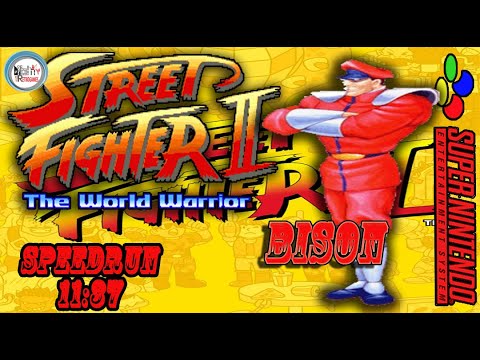Speedrun  11:37 M.Bison - SF2.CE (SNES)