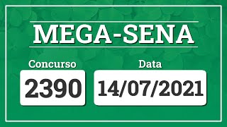 Capa de MEGA-SENA 2390