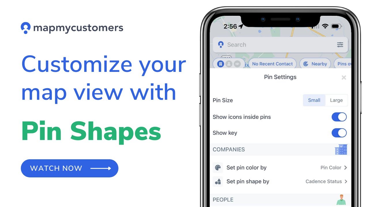 Customizing your territory map by pin shape