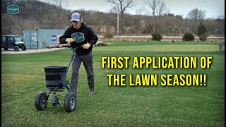 Spring Lawn Care TIPS // Apply Granular Pre-Emergent + Lawn Supply Company EqualizORR Fertilizer