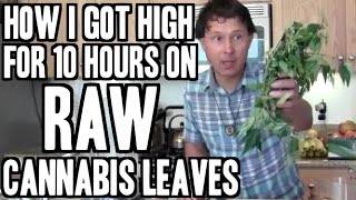 How I Got High for 10 Hours on Raw Cannabis Leaves