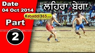 Lehra Bega (Bathinda) Kabaddi Tournament 4 Oct 2014 Part 1  By Kabaddi365.com