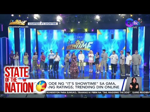 State of the Nation Part 2 & 3: It's Showtime hosts, nakisaya sa Family Feud; atbp.