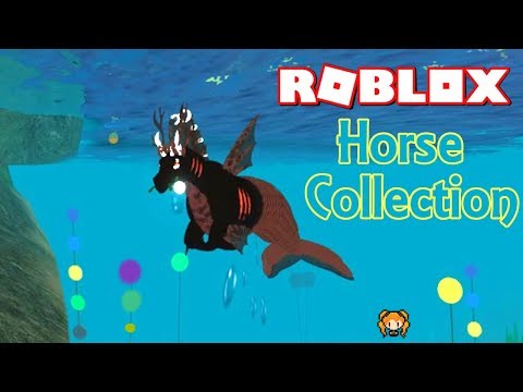 ROBLOX HORSE WORLD COLLECTION! Aqua Horse, Wolf, Skeleton, Dragon + Butterfly Pony