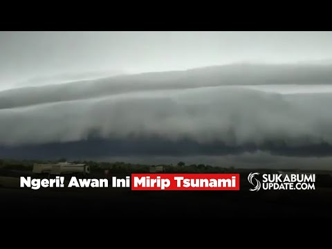 Ngeri! Awan Ini Mirip Tsunami