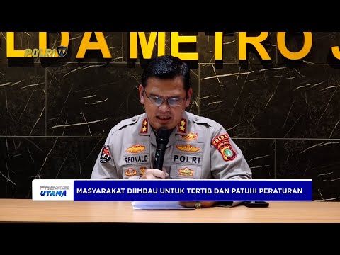 PENGAMANAN POLRI JELANG PERTANDINGAN INDONESIA VS CHINA