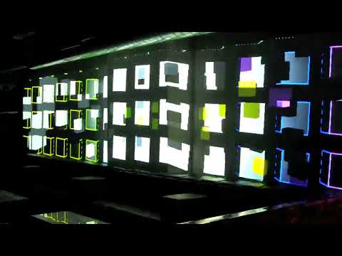 Sound Reactive Ultra-Wide Video Installation - Resolume