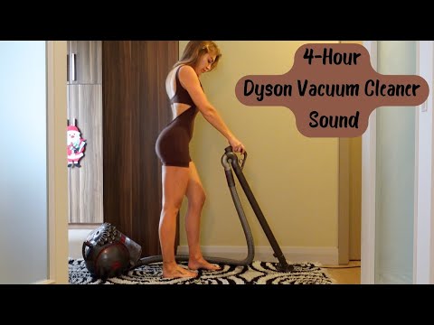 4 Hours Vacuum Cleaner Sound From Another Room  [NO MIDDLE ADS]