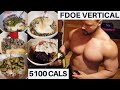 FULL DAY OF EATING VERTICAL DIET 5100 CALS