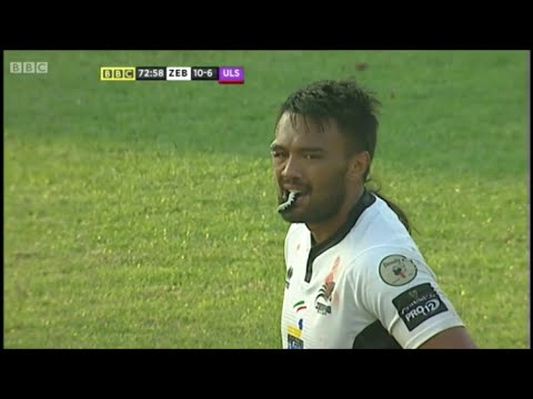 Kelly Haimona 40 metre drop goal vs Ulster 2014