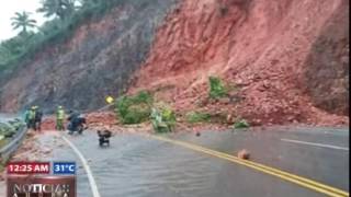Lluvias causan daños carretera turística e inundaciones urbanas en Samaná