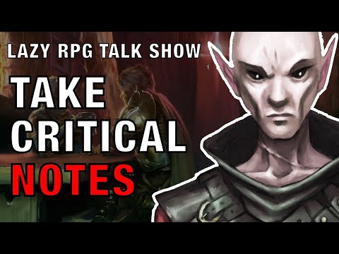 Taking Notes During the Game – Lazy RPG Talk Show