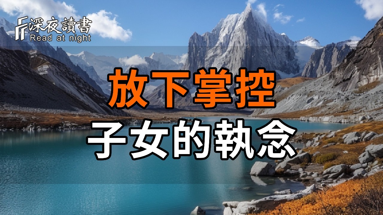 人到晚年，讀懂「烏鴉定律」才不委屈：放下掌控子女的執念，是下半輩子最好的養生【深夜讀書】#人生?