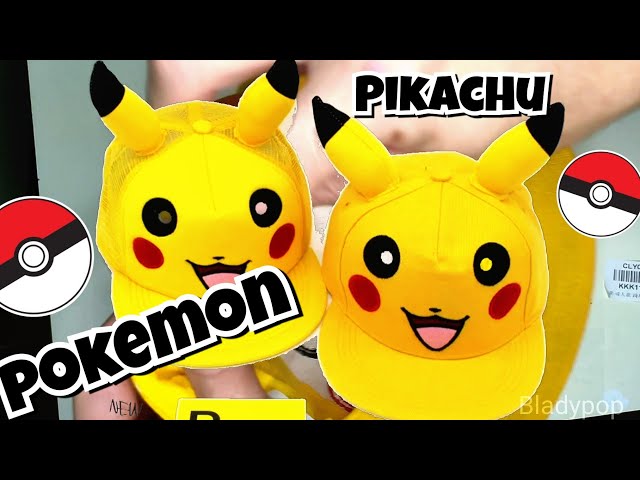 Vídeo relacionado con Pokémon Gorro para Niños, Gorra de Beisbol Pikachu Bulbasaur Squirtle Charmander Eevee Gorra de Verano Infantil