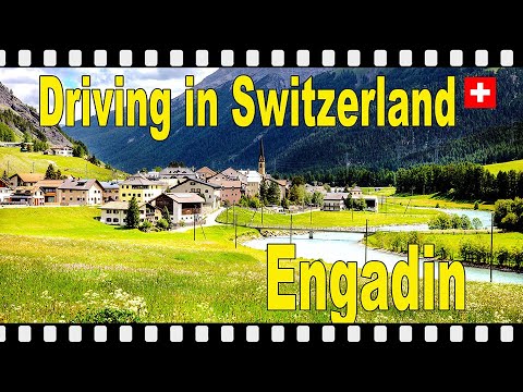 Switzerland I Engadin 4K - drive from St. Moritz to Zernez I Part 2