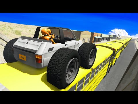BeamNG DRIVE - Impossible Car Stunts #20