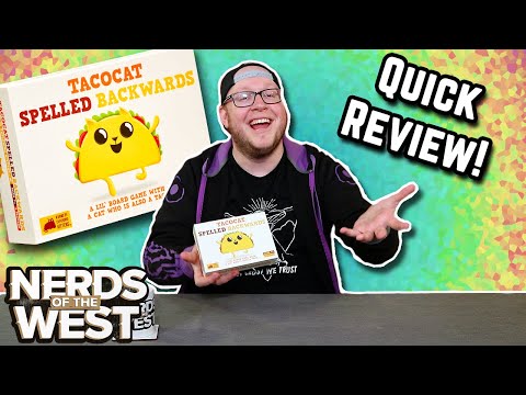 TacoCat Spelled Backwards - 60 Second Reviews #shorts