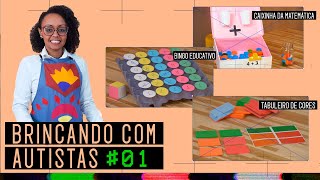 Como estimular o autista fazendo jogos com coisas que você tem em casa | Brincando com Autistas #01