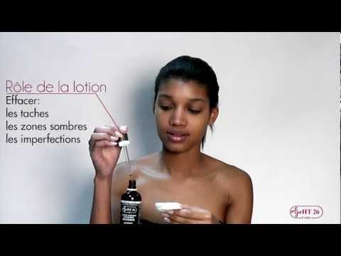 comment appliquer lotion