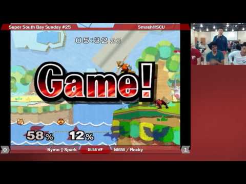 SSBS#25 - Rymo / Spark vs. NMW / Rocky - Melee Doubles