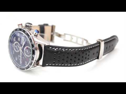 TAG Heuer CARRERA Rally Lether deployment clasp watch strap