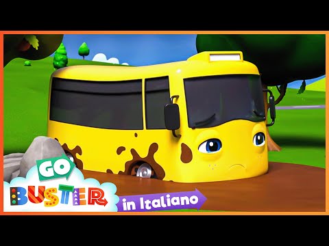Bloccati nel Fango | Go Buster | Moonbug Kids - Cartoni Animati