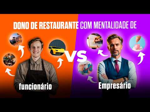 NÃO SEJA UM DONO DE RESTAURANTE COM MENTALIDADE DE FUNCIONARIO | Domine Seu Restaurante
