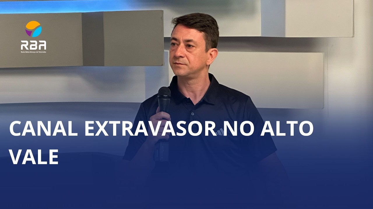 Canal extravasor no Alto Vale