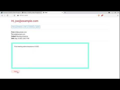 Project 3 Mail Cs50 Web Programming With Python And Javascript