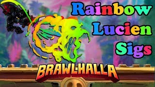 Mods Showcase! ► Lucien Rainbow Sigs + MORE! • Brawlhalla