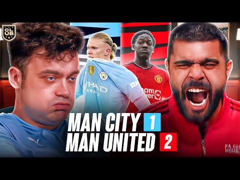 Adam LOSES HIS MIND As United STUN City! | Man City 1-2 Man United