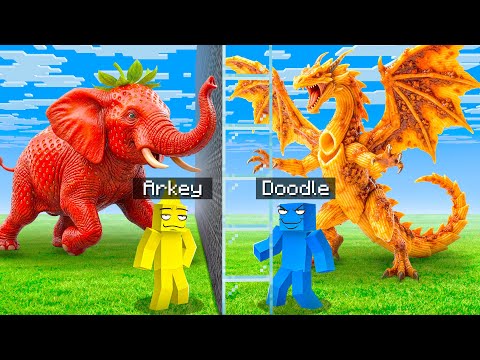 I Cheated in OG Brainrot Mob Battle in Minecraft!