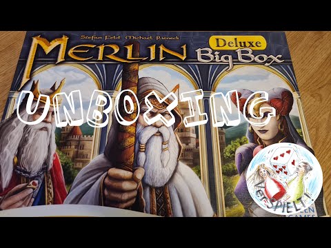 #84 Merlin Deluxe Big Box Kickstarter Unboxing samt Erweiterung 3: Morgana, Queen Games