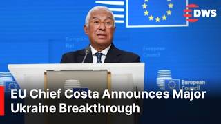 FULL REMARKS: EU President Costa on Ukraine, Budget, Security and Global Trade Competition | AC1E