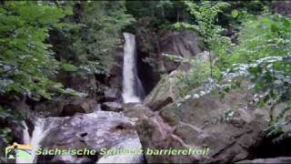 preview picture of video 'Der Langenhennersdorfer Wasserfall'
