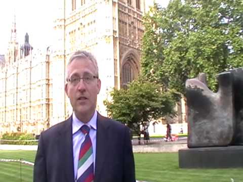 Steve Doig TNT at Wooden Spoon House of Lords reception 16th July 2009