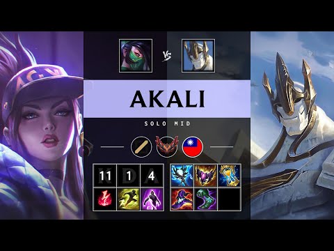 Akali Mid vs Galio - TW Grandmaster Patch 25.04