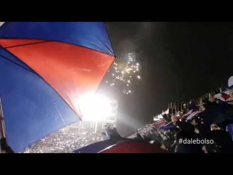 "Recibimiento Nacional vs Botafogo 0-1. Libertadores 2017." Barra: La Banda del Parque • Club: Nacional