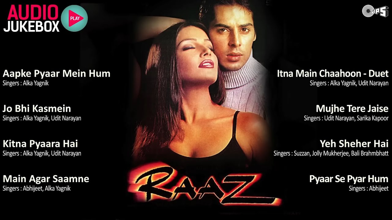 Raaz Movie All Songs || Audio Jukebox || Dino Morea | Bipasha Basu | Bollywood Movie Songs