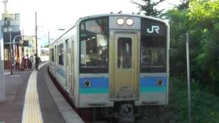 preview picture of video '大糸線普通列車　E127系4両　南大町駅発車'