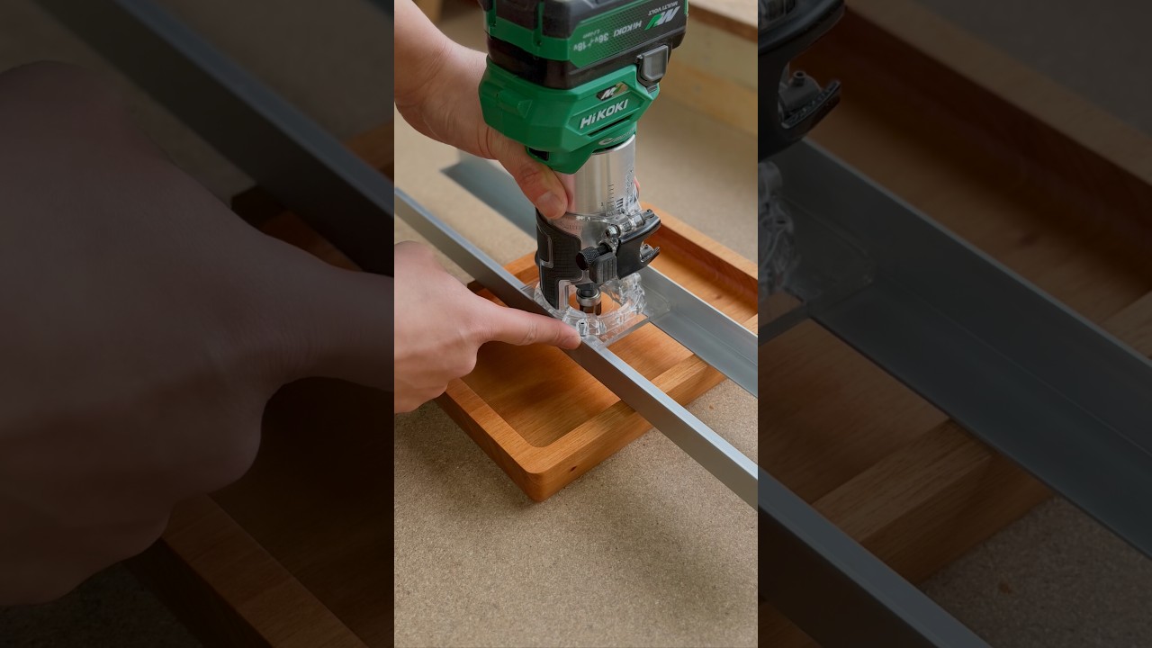 L-Angle Router Hack #shorts #woodworking #diy