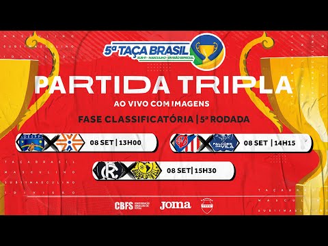 Taça Brasil Sub11 Masculino Divisão Especial - Jogo 17, 18 e 19 - 5ª Rodada - Ao vivo