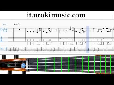 Corso di Violoncello Star Wars - Imperial March Tablature Tab Parte#2 um-i276