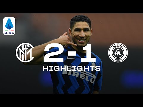 INTER 2-1 SPEZIA | HIGHLIGHTS | SERIE A 20/21 | Six straight Serie A wins for us! 👏🏻⚫🔵